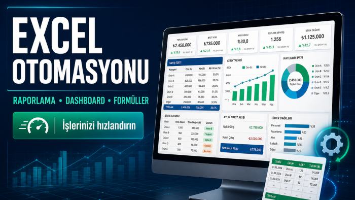 Excel işlerinizi otomatikleştirir ve raporlarım