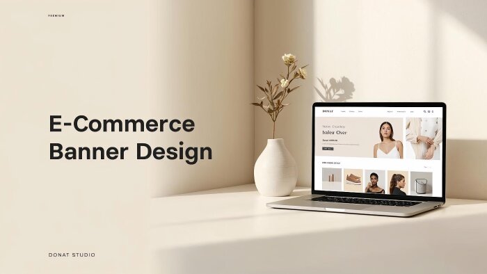 e-ticaret sitelerin için profesyonel banner tasarlıyorum
