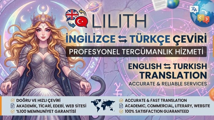 İngilizce ve Türkçe çeviriler yaparım