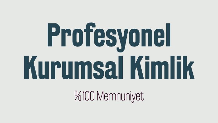 kurumsal kimlik tasarımında uzmanım ve sizin için tasarlarım