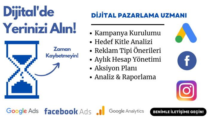 Google ADS reklamlarınızı en etkili tekniklerle yapıyorum