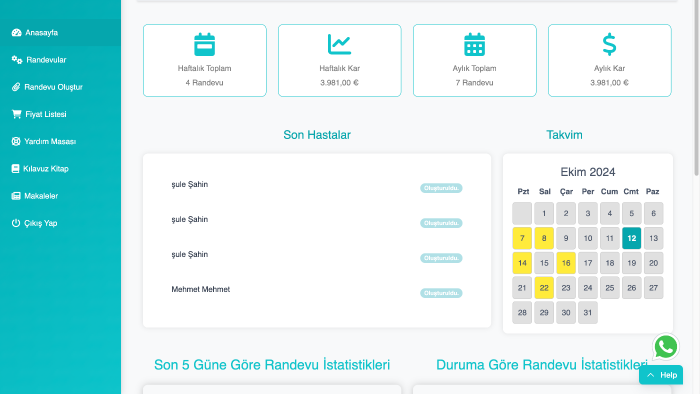 istek ve ihtiyaçlarınıza yönelik admin paneli üretirim