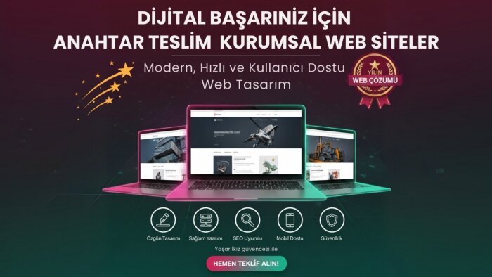 profesyonel anahtar teslim web siteleri yapıyorum