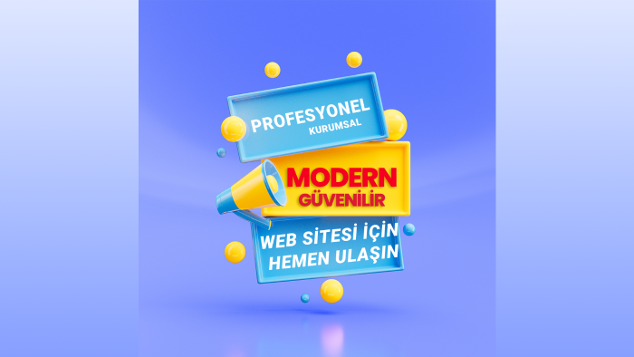size profesyonel, kurumsal, modern web sitesi tasarlarım