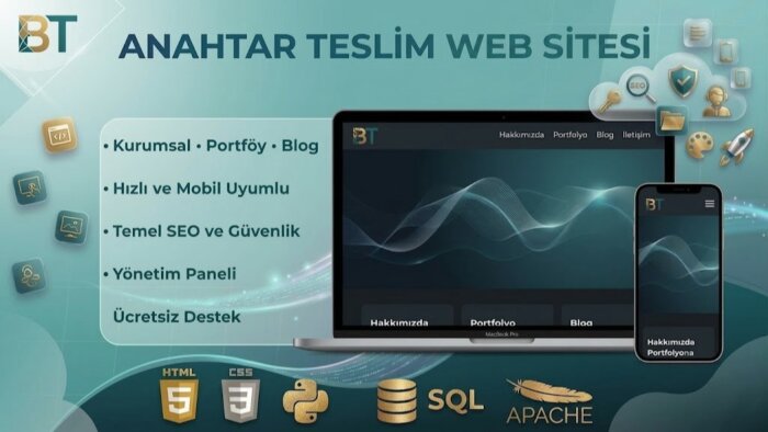 sizin için bireysel ve kurumsal web sitesi oluşturabilirim