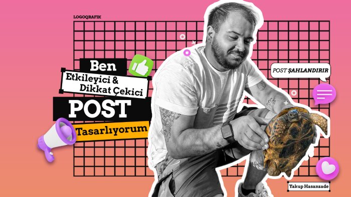 sosyal medya için dikkat çekici, yaratıcı post tasarlıyorum
