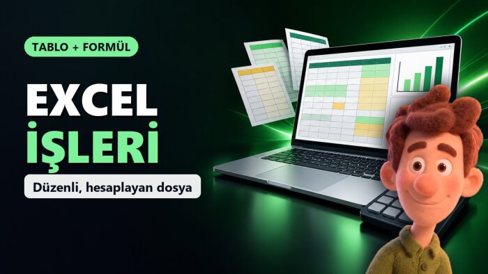 dağınık Excel dosyanızı düzenler, formül ve grafik eklerim