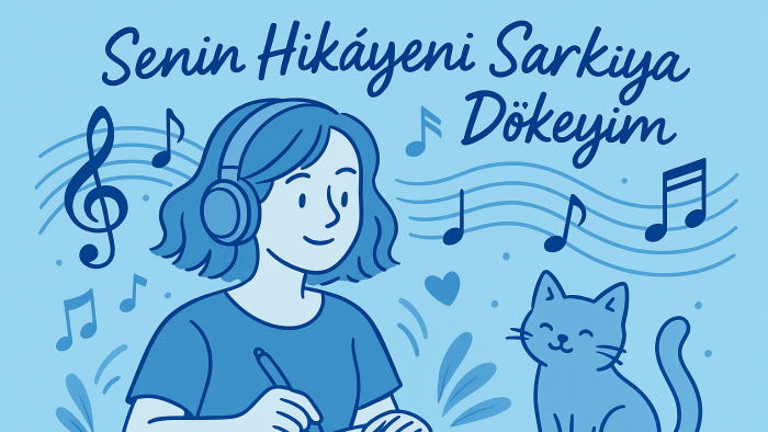 sizin  için özgün şarkılar yapmaktayım
