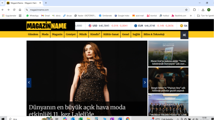 magazinname sitesinde tanıtım yazısı yayınlarım