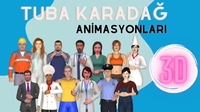 3D animasyon karakter ile marka, ürün ve firmanızı tanıtırım