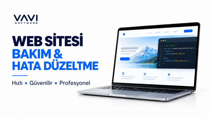 web sitenizin bakım ve hata düzeltmelerini yaparım