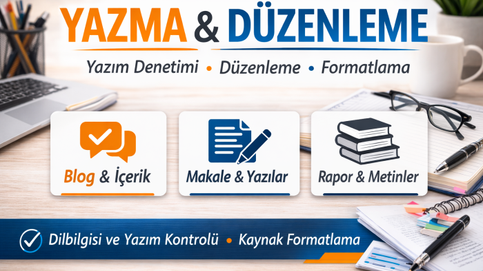 makalelerinizi yayına uygun hale getirebilirim