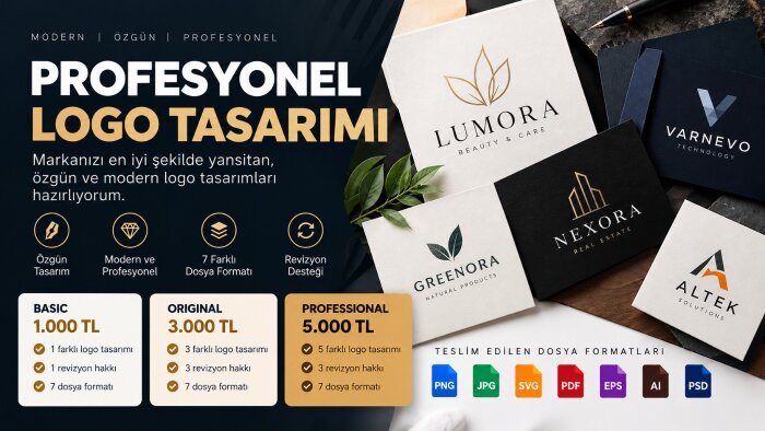profesyonel logo tasarımı yapıyorum