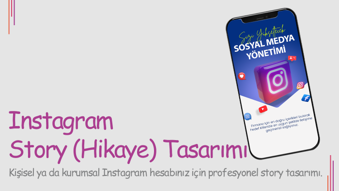 kişisel/kurumsal hesabınız için hikaye tasarımı hazırlarım