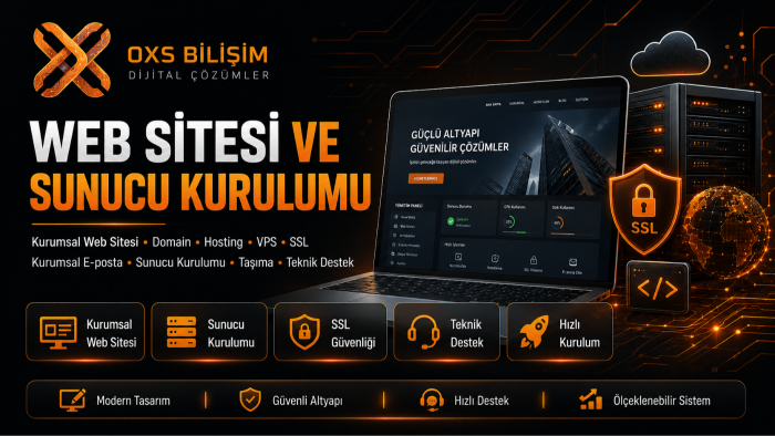 şirketiniz için web sitesi ve sunucu kurarım