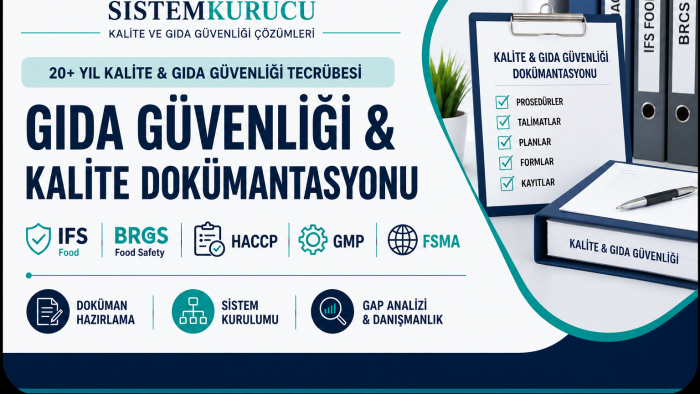 gıda güvenliği yönetim sistemleri danışmanlığı yaparım