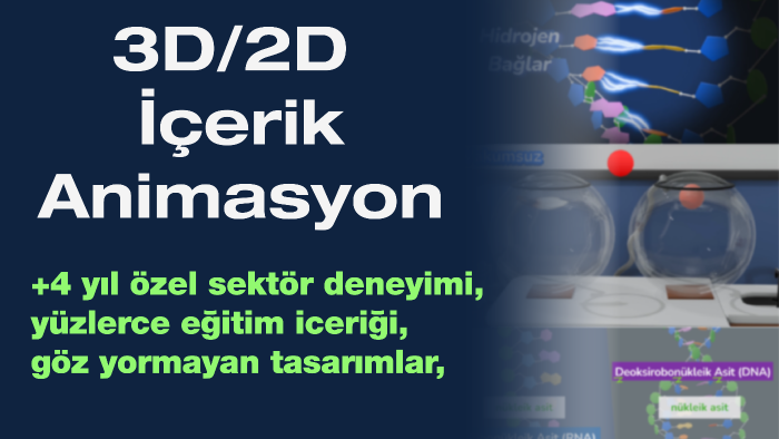 2D/3D tasarım ve animasyon hazırlarım