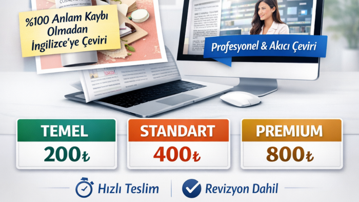 ürün pazarlama ve medya yazılarınızı çeviririm