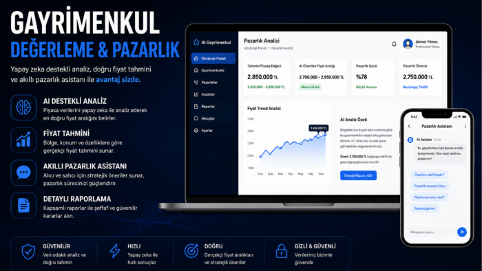 AI entegrasyonlu web uygulamaları geliştiririm