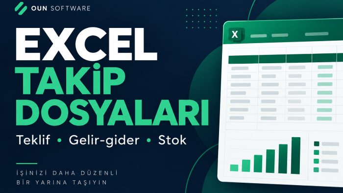 Excel takip tablosu ve fiyat teklif formu hazırlayacağım
