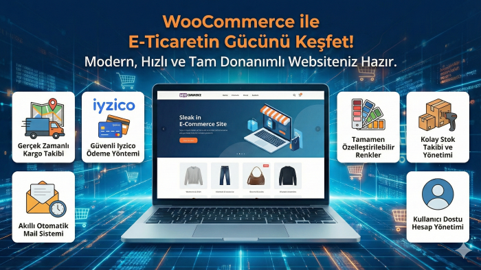 WooCommerce ile yönetilebilir e-ticaret siteleri yaparım