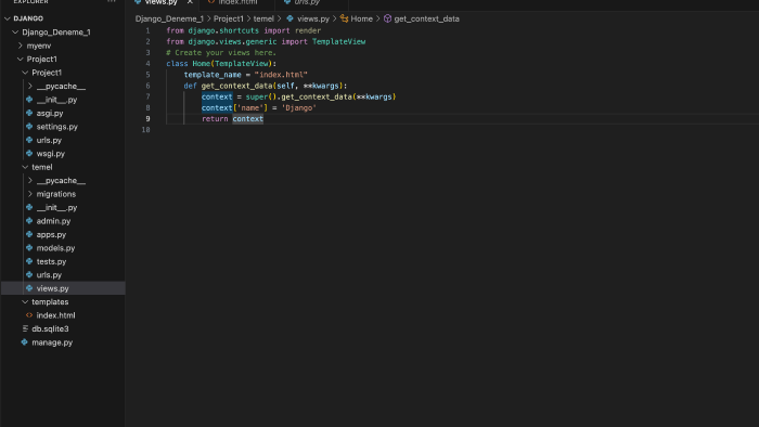 Django ile kişiye özel web sitesi geliştirebilirim