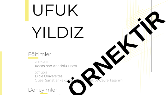 etkileyici bir cv yazmak için sizi bekliyorum
