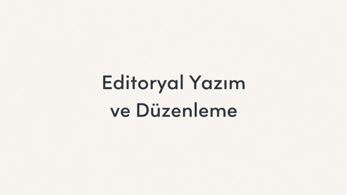 akademik ve dijital içerikler üretirim