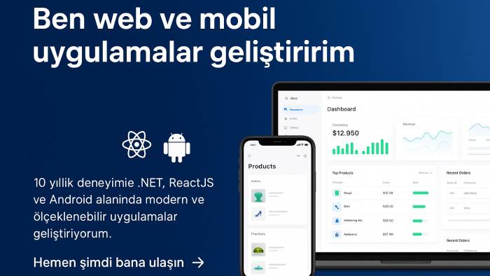 web ve android uygulamaları geliştiririm