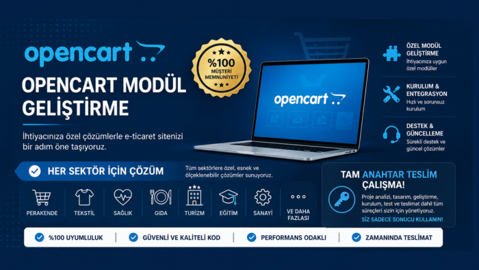 opencart modül geliştirmesi yapabilirim