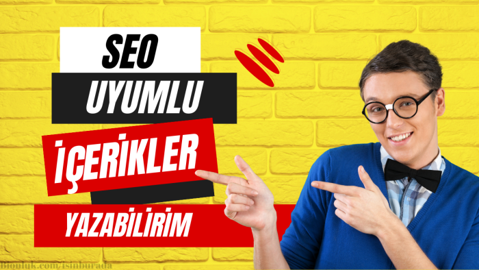 SEO uyumlu blog veya web site içerikleri yazarım