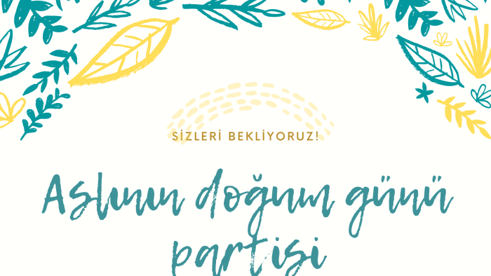 resimli ya da resimsiz davetiye yapabilirim