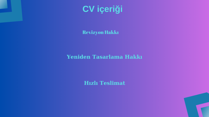 iş ilanı için özgeçmiş hazırlamanızda size yardımcı olurum