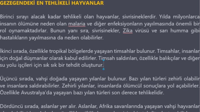 sizlere makaleler yazabilirim