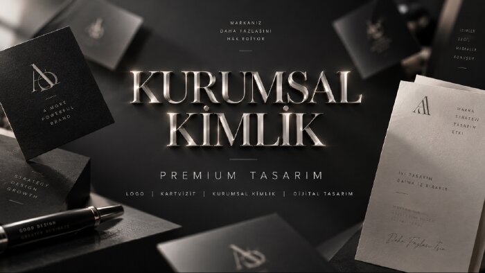 markanıza değer katacak kurumsal kimlik tasarımları yaparım