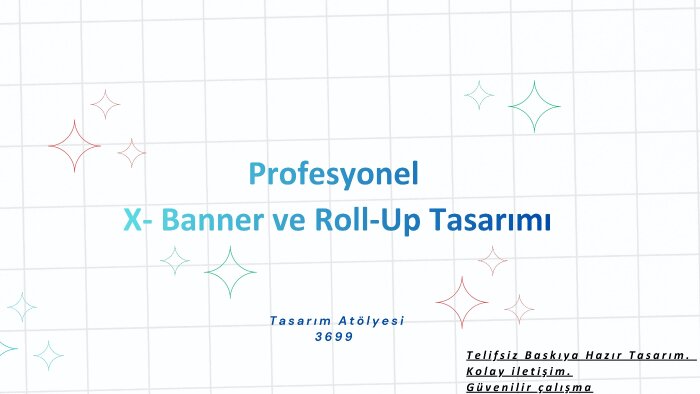 Photoshopta banner ve roll-up tasarlayabilirim