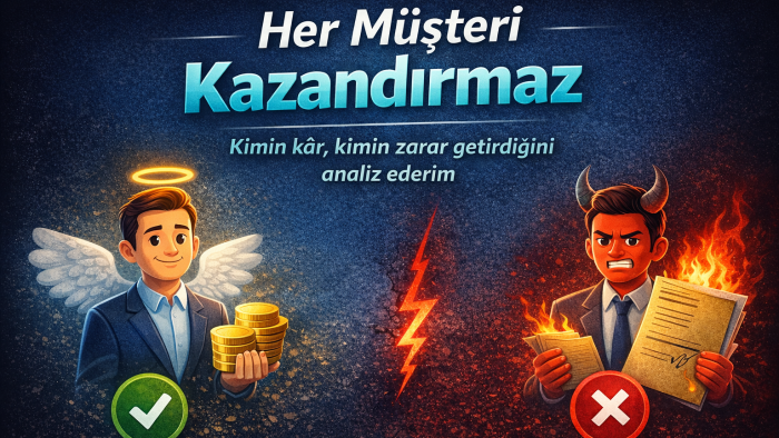 müşterilerinizi analiz edip kârlılığı artırırım