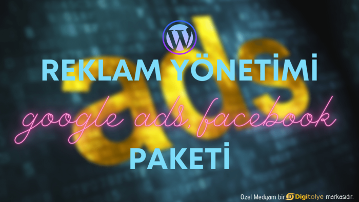 google ads, facebook/instagram reklamlarınızı yönetebilirim