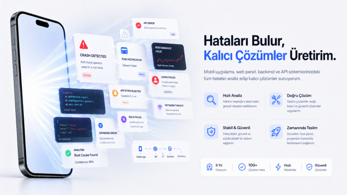 ios ve android uyumlu uygulamalar geliştiririm