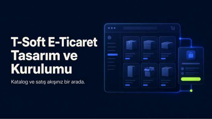 TSoft sitenizi markanıza özel tasarlar ve düzenlerim