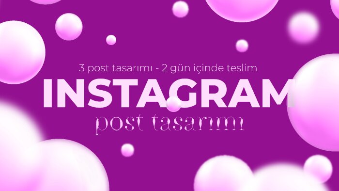 sosyal medya hesabınız için post tasarımları yapıyorum