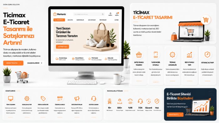 ticimax alt yapısındaki sitenizi size özel tasarlarım