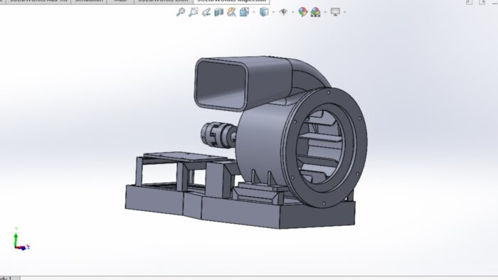 Solidworks programında tasarım yapıyorum