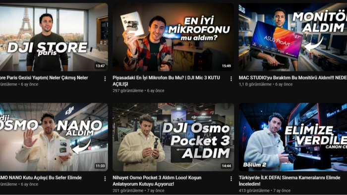 Thumbnail tasarlarım
