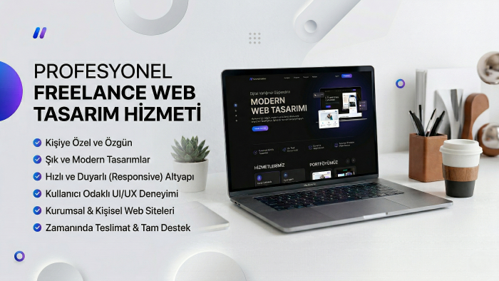 modern ve profesyonel web siteleri tasarlarım