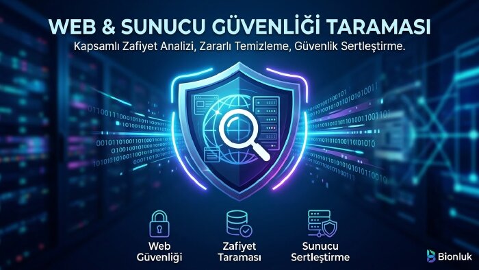 web siteniz ve sunucunuz için güvenlik taraması yaparım