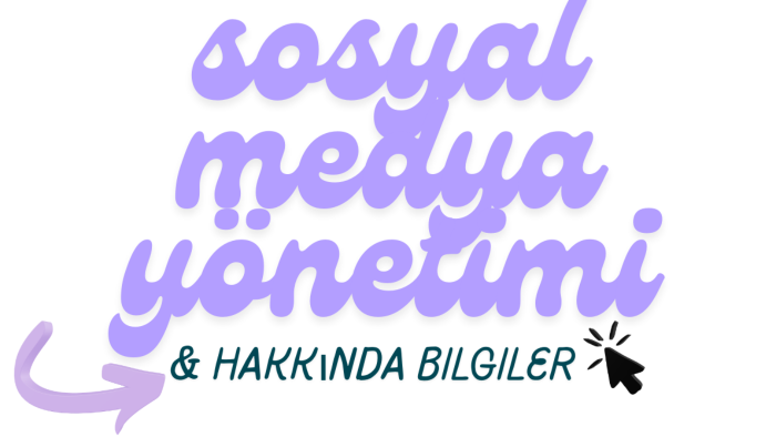 sosyal medya yönetiminde yardımcı olurum