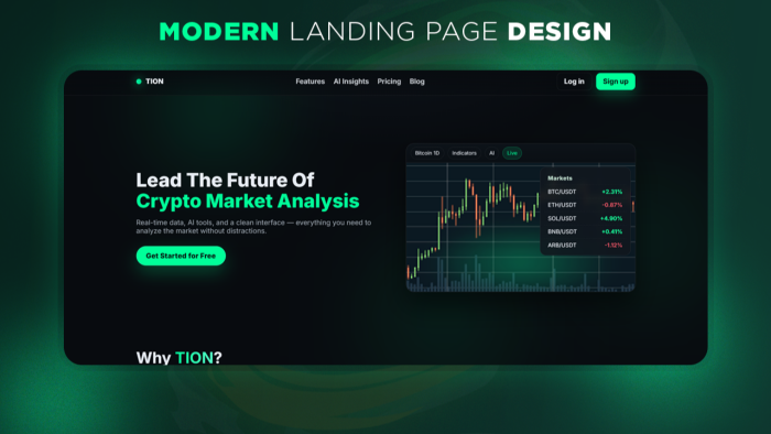 modern dönüşüm odaklı landing page UI UX HTML Figma yaparım