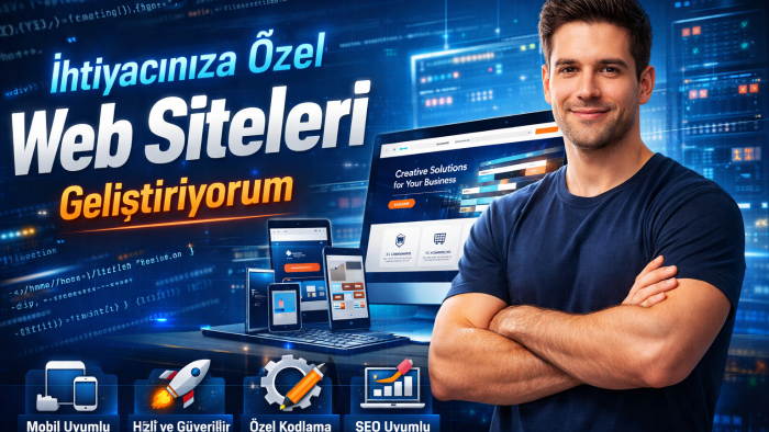 size özel kodlama ile profesyonel web sitesi geliştiririm
