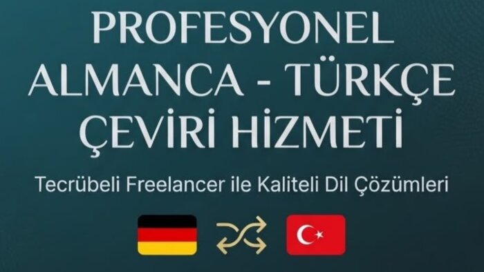 Almanca metinleri Türkçeye çeviriyorum